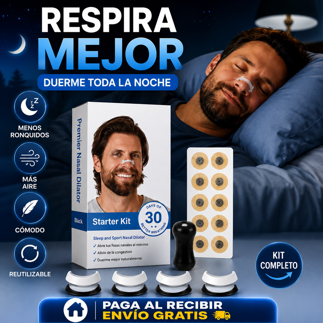 Banda Nasal  - RespiraPlus (15 Bandas)