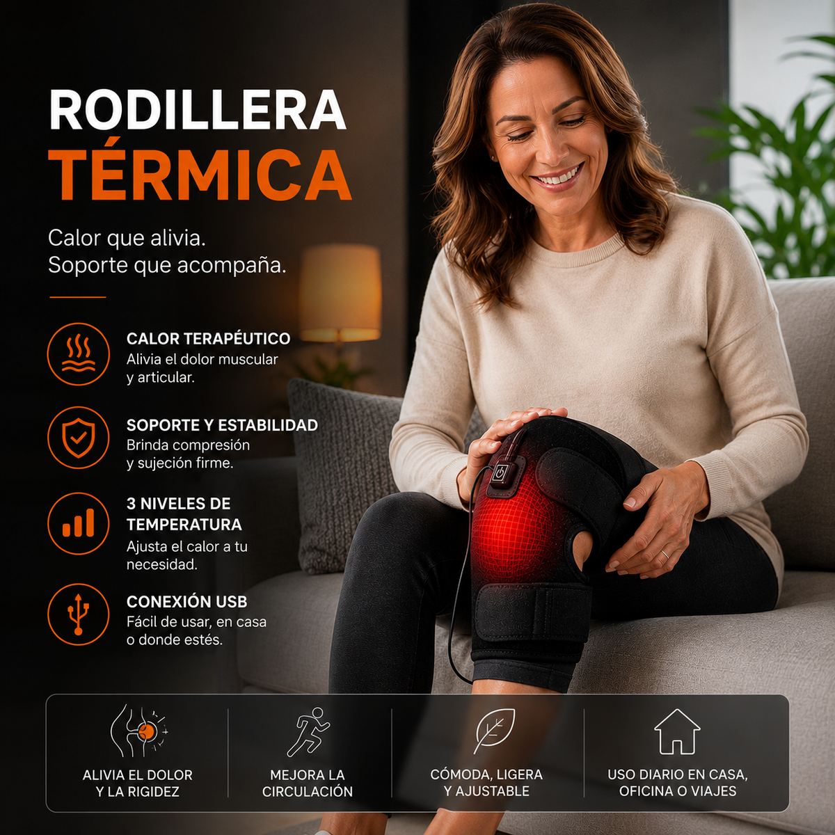 RODILLERA TERMICA - Terapia de calor